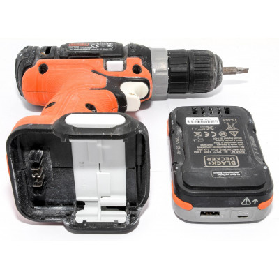 ATORNILLADOR A BATERIA BLACK DECKER BDCDD12
