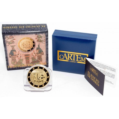MONEDA CARTEM COINS JUICIO DE OSIRIS