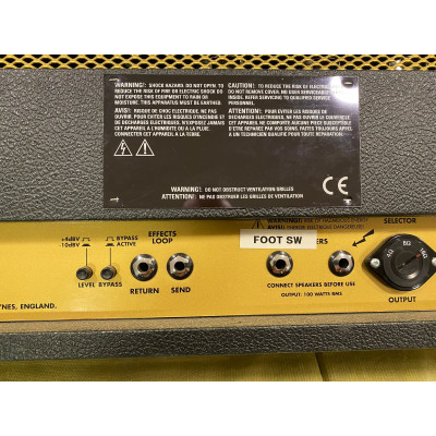 CABEZAL MARSHALL SUPER LEAD 100W MODELO 1959 SLP