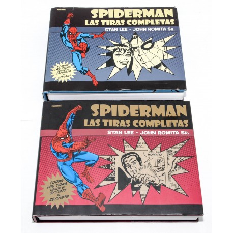 LIBROS COMIC SPIDERMAN - LAS TIRAS COMPLETAS - TOMOS 1 Y 2