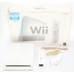 CONSOLA NINTENDO WII BLANCA CON MANDO Y CAJA