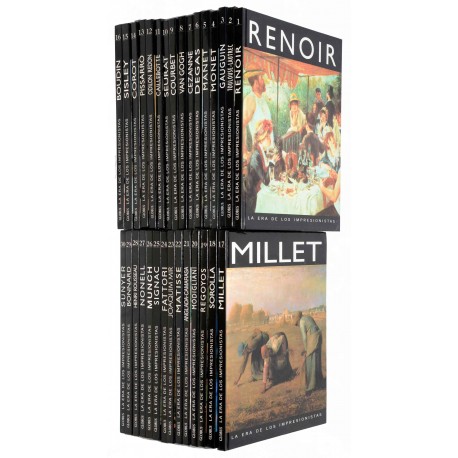 COLECCION LIBROS ILUSTRADOS LA ERA DE LOS IMPRESIONISTAS