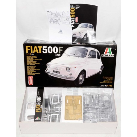 COCHE A ESCALA ITALERI FIAT 500F 1968 1:12