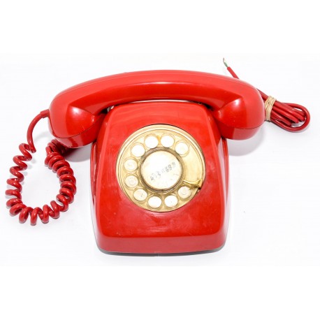TELEFONO RETRO ROJO