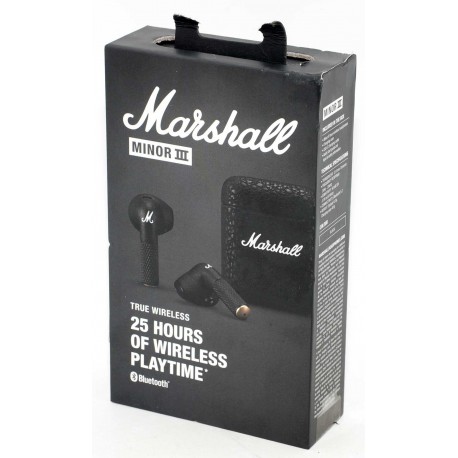  Marshall Minor II Auriculares intrauditivos Bluetooth, color  negro - NUEVO : Electrónica