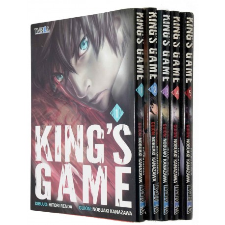 COLECCION MANGA KINGS GAME 5 TOMOS