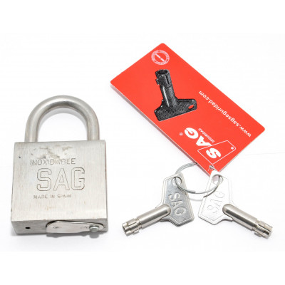 CANDADO SAG 58C ACERO INOX