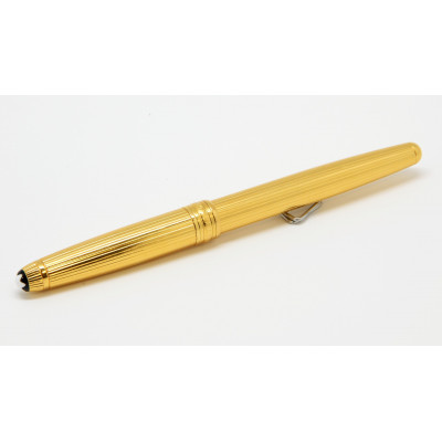 MONTBLANC MEISTERSTUCK SOLITAIRE PINSTRIPE VERMEIL CLASSIQUE 163 ROLLEBALL