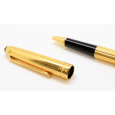 MONTBLANC MEISTERSTUCK SOLITAIRE PINSTRIPE VERMEIL CLASSIQUE 163 ROLLEBALL
