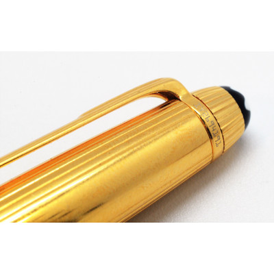 MONTBLANC MEISTERSTUCK SOLITAIRE PINSTRIPE VERMEIL CLASSIQUE 163 ROLLEBALL