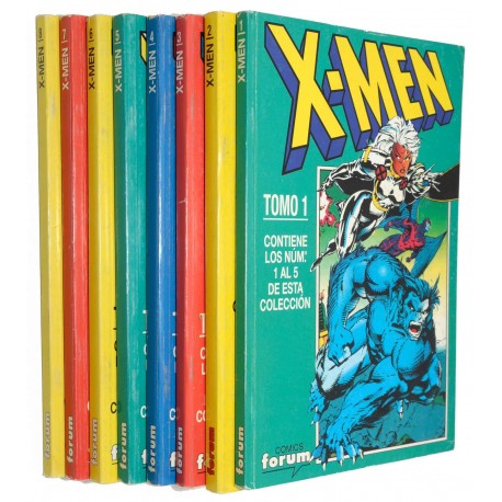 COLECCION COMICS MARVEL X-MEN 1992 8 TOMOS