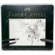 SET 19 PIEZAS LAPICES Y CARBONCILLOS FABER-CASTELL GRAPHITE SET