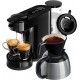 CAFETERA CAPSULAS PHILIPS SENSEO SWITCH 2 IN 1 NEGRA