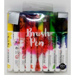 ROTULADORES PINCEL ECOLINE COLORING BRUSH PEN 20