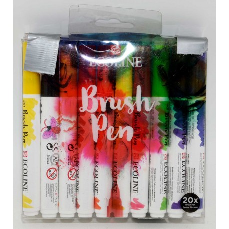 ROTULADORES PINCEL ECOLINE COLORING BRUSH PEN 20