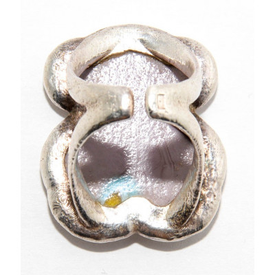 ANILLO TOUS PLATA CRISTAL MURANO