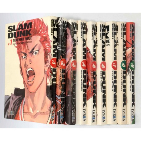 COLECCION MANGA SLAM DUNK 9 TOMOS
