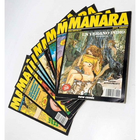 COLECCION COMICS MANARA OBRAS COMPLETAS 10 TOMOS