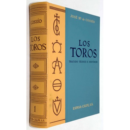 COLECCION COSSIO LOS TOROS 12 TOMOS