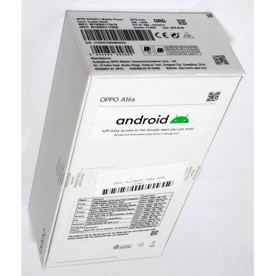 OPPO A16S 64GB NEGRO PRECINTADO