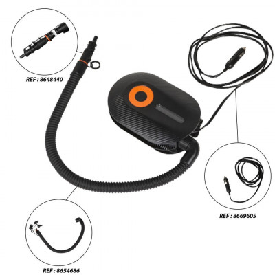 BOMBA DE AIRE ELECTRICA SUP/KAYAK ITIWIT 20 PSI