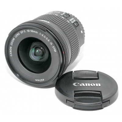 OBJETIVO CANON EF-S 10-18MM F:4.5-5.6  IS STM
