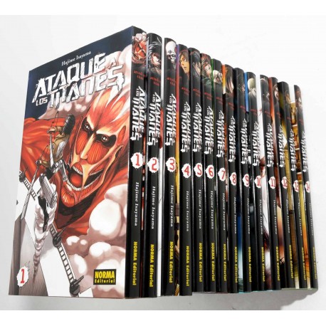 COLECCION MANGA ATAQUE A LOS TITANES