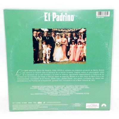 PELICULA LASER DISC EL PADRINO WIDESCREEN