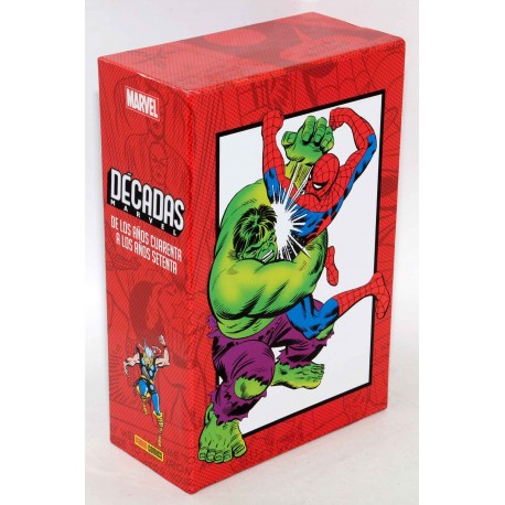 DECADAS MARVEL DE LOS CUARENTA A LOS AÑOS SETENTA (4 TOMOS)
