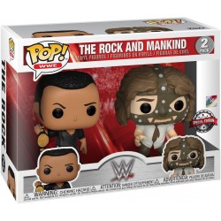 FIGURA FUNKO POP THE ROCK AND MANKIND PACK 2