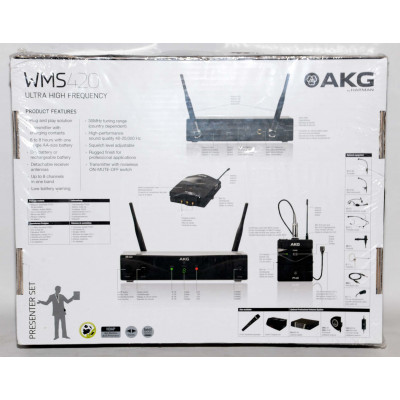 MICROFONO INALAMBRICO Y RECEPTOR AKG HARMAN WMS420
