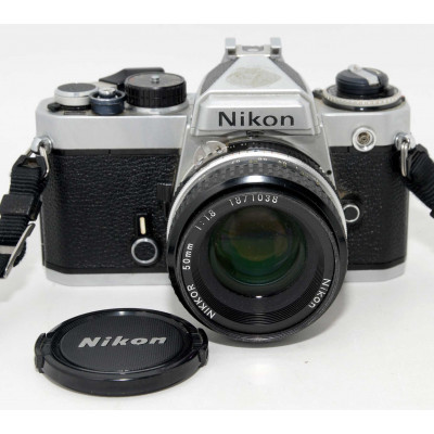 CAMARA RÉFLEX NIKON FE + NIKKOR 50MM 1.8