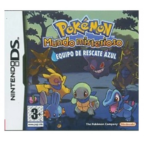 VIDEOJUEGO NINTENDO DS POKEMON MUNDO MISTERIOSO EQUIPO RESCATE AZUL