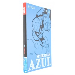 LIBRO COMIC SPIDERMAN AZUL MARVEL