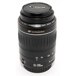 OBJETIVO CANON ULTRASONIC 55-200 F4.5-5.6 II USM