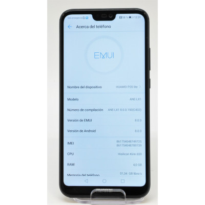 Huawei P20 lite ANE-LX1 Midnight Black