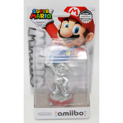FIGURA AMIIBO SUPER MARIO EDICION PLATA