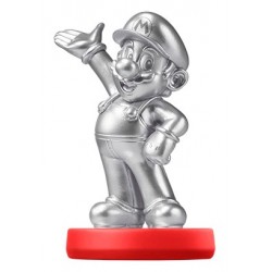 FIGURA AMIIBO SUPER MARIO EDICION PLATA