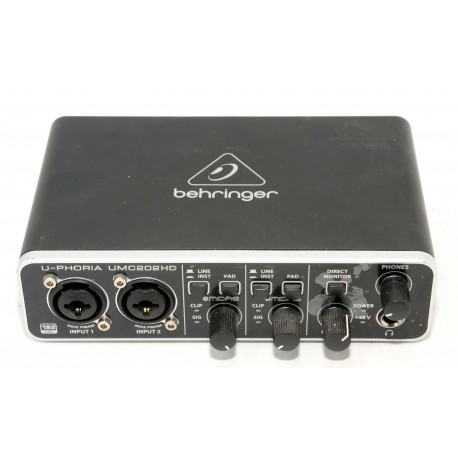 INTERFAZ AUDIO BEHRINGER U-PHORIA UMC202HD | BILBOTRUKE SEGUNDA MANO