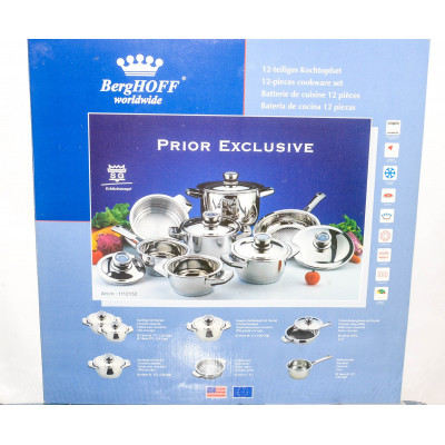 BATERIA DE COCINA 12 PIEZAS BERGHOFF