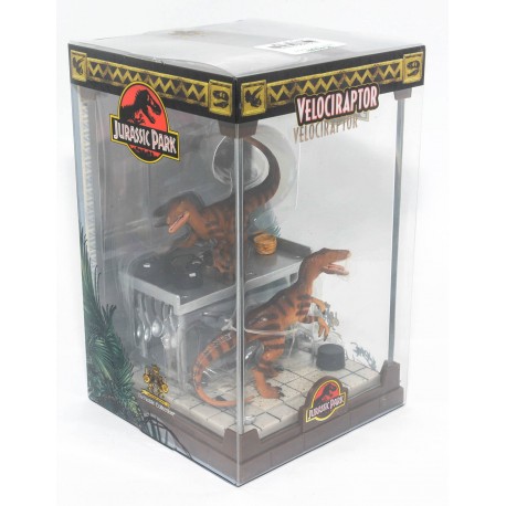 DIORAMA VELOCIRAPTOR JURASSIC PARK NN2502