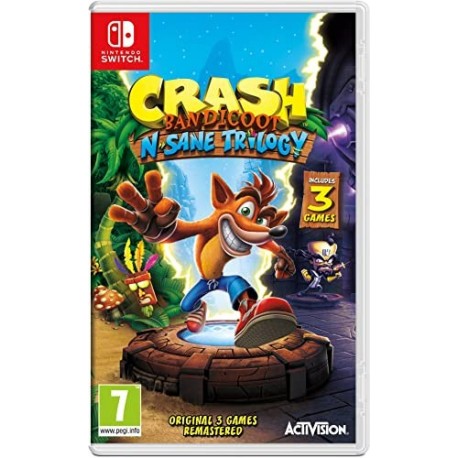 VIDEOJUEGO NINTENDO SWITCH CRASH BANDICOOT N SANE TRILOGY