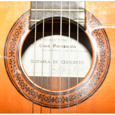 GUITARRA CLASICA PARRAMON 1978 NUM 2418