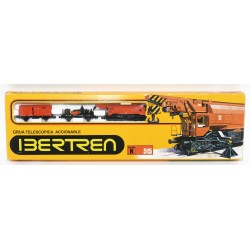 TREN ELECTRICO IBERTREN 515 - GRUA TELESCOPICA ACCIONABLE CON FURGON DE SERVICIO