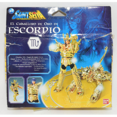 FIGURA CABALLEROS DEL ZODIACO BANDAI ESCORPIO