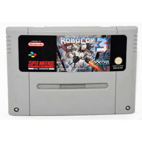 VIDEOJUEGO SNES ROBOCOP 3