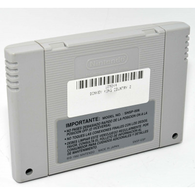 VIDEOJUEGO SNES DONKEY KONG COUNTRY 2