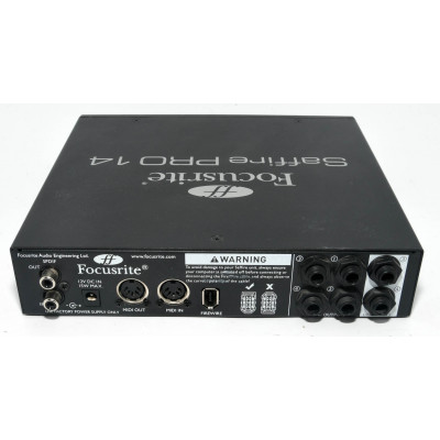 INTERFAZ FOCUSRITE SAFFIRE PRO 14