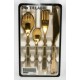 CUBERTERIA IKEA TILLAGD X24 DORADA