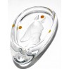CENICERO CRISTAL SEVRES CABALLO